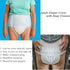 ZSVUCWPYO 3 Pack Adult Waterproof Diaper Cover,Washable Reusable Adult Diaper Cover with Snap Closure,Leakproof