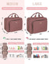 Travel Toiletry Bag for Women, Large Capacity with Hook, Portable Hanging Makeup Bag for Full Sized Toiletries