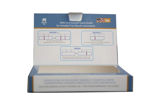 Immunochemical Instant-view Plus Fecal Occult Blood (FIT or iFOB) Home Test and Stool Test