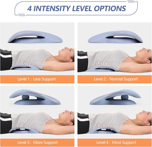 RESTCLOUD Back Stretcher for Back Pain Relief, Lumbar Stretcher Device for Spinal Stenosis, Herniated Disc, Sciatica