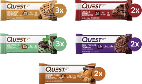 Pack, 12 Count Quest Nutrition Chocolate Lovers Variety High Protein, Low Carb, Gluten Free, Keto Friendly
