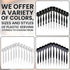 C&S Event Supply Co. 10" Plastic Serving Utensils, Disposable Spoons for Weddings, Catering, Bulk 12 Pack - Black