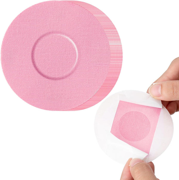 40 Pack Libre 2 Sensor Covers, Waterproof Skin-Friendly Glucose Sensor Cover for Freestyle Libre 2, Long Lasting (Pink)
