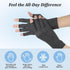 Quilax 7.9 3.1 Fingerless Compression Gloves, x Gray Compression Glove for Women or Men, Comfortable Finger Gloves