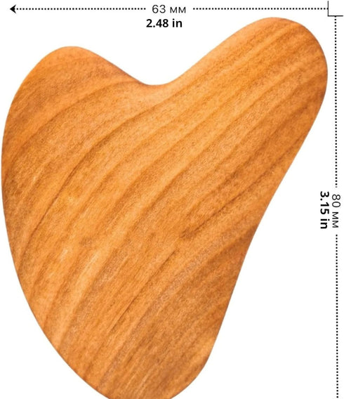 Wooden Gua Sha Massager for Face and Neck Personalized Gifts Anniversary Gift Personalized Gift for Wife Gua Sha Facial