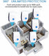 Ultrasonic Pest Repellent Indoor, Non-Toxic Pest Control for Rodents, Mosquitoes, Ants, Fleas, 6 Packs