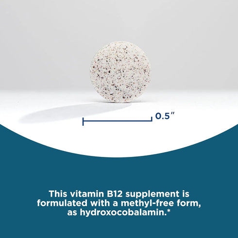 Seeking Health Hydroxo B12 with Folinic Acid - Vitamin B12 Complex for Heart Health Support, 60 Lozenges