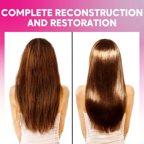 Nutree Professional Brasil Power Dose Hair Ampoule, 0.33 oz - Long-term Hydration, Eliminates Split Ends, Adds Volume