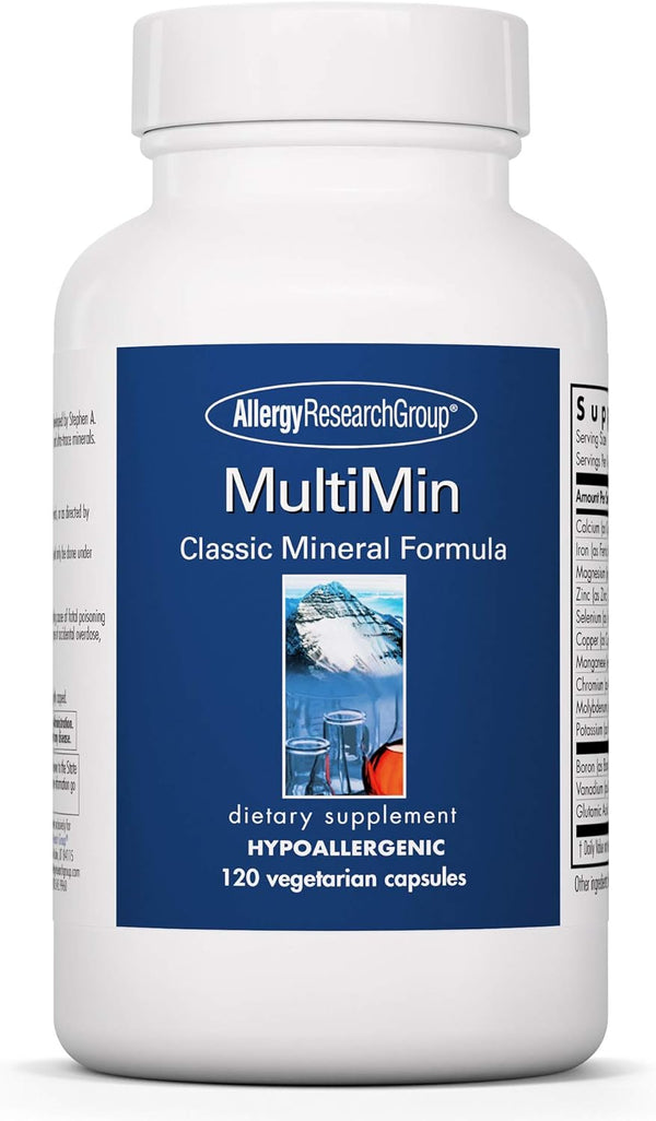 Allergy Research Group MultiMin - Multi Minerals Supplement for Men and Women, Mineral Complex, Trace Minerals, Boron,