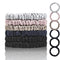 Silk Hair Ties - 22 Momme 100% Pure Mulberry Silk Scrunchies for Hair Sleep, 6 Pack (Black*2, Navy*1, Lotus Pink*1,