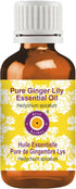 Deve Herbes Pure Ginger Lily Essential Oil 15ml (0.50 oz) - Aromatherapy Oil for Relaxation and Wellness