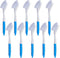 Hsei 10 Pcs Blue Kitchen Scrub Dish Brush Bulk with 11 Inch Anti