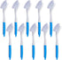 Hsei 10 Pcs Blue Kitchen Scrub Dish Brush Bulk with 11 Inch Anti