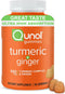 Qunol Turmeric and Ginger Gummies, 90 Count - Vegan, Gluten Free Joint Support Supplement with Ultra High Absorption