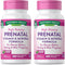 Nature's Truth Prenatal Vitamins with Folic Acid, 60 Capsules, Non-GMO & Gluten Free, Pack of 2