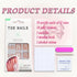 Square Fake Toenails Glossy French Press on Toenails - Nude Pink Short Acrylic False Toes Nails with 5D Bow Designs, 24