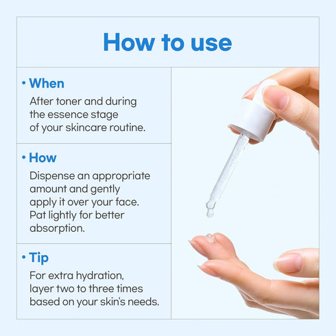 Hyaluronic Acid Serum - Multi-Weight Hydration with Ceramide Barrier Support - Gentle Formula - Korean Skin Care, 1.69