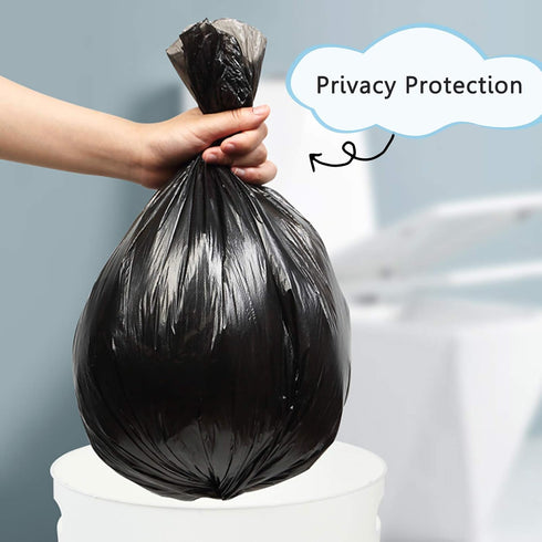 Classycoo Trash Bags, 100 Count, 6 Gallon Extra Thick Leak Proof Garbage Bags for Home Office Trash Can, Black