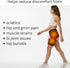 Hip Brace for Women, Men - Sciatica Brace - Groin Pull Compression Wrap - Sciatica Pain Relief Devices, Hip Brace