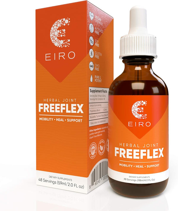 EIRO FREEFLEX Herbal Joint Supplement, Turmeric Root, Curcumin, Boswellia, and Black Pepper.