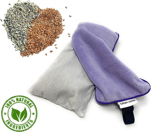 Weighted Eye Mask for Sleeping - Lavender Eye Pillow for Yoga, Meditation, and Headache Relief