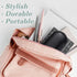 MoKo Double Eyeglass Case - Contact Lens Case with Mirror & Tweezers, 2 in 1 Portable Contact Lens Box Holder for Men &