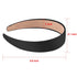 SIQUK 30 Pieces Black Satin Headbands 1 Inch Wide Non-slip Headbands Hair Plain Headbands DIY Headband for Women and Girls