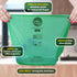 RAYTID 2.6 Gallon Compostable Trash Bags, 120 Count Small Kitchen Food Scrap Waste Bags for Kitchen Countertop Bin