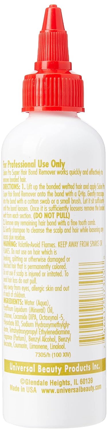 Salon Pro Exclusives Professional Super Hair Bonding Remover Lotion, 4 Ounce
