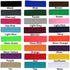 Kenz Laurenz Soft and Stretchy Elastic Cotton Headbands, Pack of 12, Black.