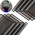 VOWOVOSDAY 20 Pcs Black Flower Wrapping Paper, Waterproof Floral Bouquet Packing Material with Ribbon for DIY Craft Gift
