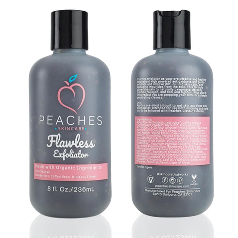 Vegan Face Exfoliator Scrub with Blueberry, Coffee Bean, Vitamin C - Exfoliating Face Wash (8 oz)