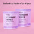 Packet (2 Packs 20) Pixie Feminine Wipes - Flushable, Biodegradable, & Ph Balanced - Individually Wrapped Wipes for On