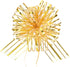 Macuezu 6 PCS Gold Pull Bows, 6 Inches Gold Bow for Gift Wrapping,
