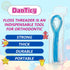 Preteen Kids Floss Threaders, Deep Clean Orthodontic Floss for Braces, 200PCS (4 Pack)