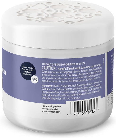 Amazon Basics Gel Odor Eliminator, Lavender, 1.06 Pound (Pack of 1)