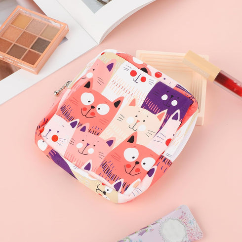 Sanitary Napkin Storage Bag, Portable Period Bags for Teen Girls, Tampon Disposal Organizer, First Period Kit Pouch for