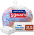 Reli. SuperValue 40-45 Gallon Trash Bags | 50 Count | Heavy Duty | Clear Multi-Use Garbage Bags