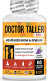 NuBest Doctor Taller Kids - 60 Vegan Chewable Tablets for Kids Multivitamins, Support Healthy Immunity & Bone Strength