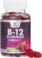 B12 Gummies for Adults, Extra Strength Energy 3000 mcg, Chewable Dietary Supplement for Metabolism & Immune Support