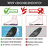 Endoto Replacement Insoles for Vans Skate Shoes - Footwear Inserts for Men & Women, Shock Absorption, Pain Relief