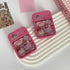 2 Pack 2 in 1 Contact Lens Cases, Travel Eye Contacts Case Box Holder with Tweezers and Solution Bottle Kit (Fuchsia)
