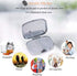 Vini (Pack 2) Pill Box Small Medicine Pill Case Portable Medicine Tablet Vitamin Holder Organizer for Purse Pocket