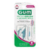 GUM Proxabrush Go-Betweens Refills - Moderate, Compatible with GUM Permanent Handle, Reusable Interdental Brushes, 8ct