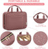 Travel Toiletry Bag for Women, Portable Makeup Cosmetic Organizer with Hanging Hook, 3 in 1 Packing Organizer