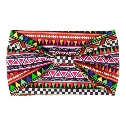 Huachi Wide Headbands for Women Boho Workout Head Bands for Women’s Hair African Knotted Non Slip Headwrap Turban Sport Yoga Girls Bandeau Hair Accessories (Pack of 4)
