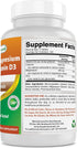 Best Naturals Calcium Magnesium Zinc with Vitamin D3, 300 Tablets, 1000 mg Calcium, 400 mg Magnesium
