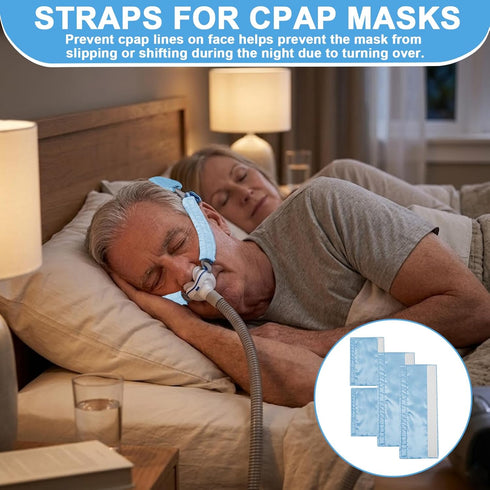 YCYuShen 4 Pack P10 p10 CPAP Strap Covers, Comfortable CPAP Mask Strap Cover, CPAP Supplies Pads, CPAP Strap Cushions