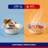 JOLLY CHEF 16 oz Paper Bowls, 156 Count Soak Proof Heavy Duty Disposable Small Bowls for Dinner or Lunch Bulk