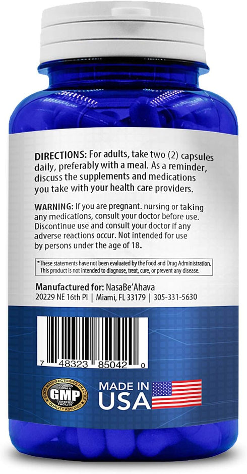 NASA Beahava 100% Pure Resveratrol, 1000mg Max Strength Antioxidant Supplement, 180 Capsules
